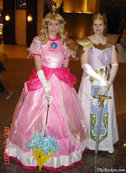 Princess Peach and Princess Zelda