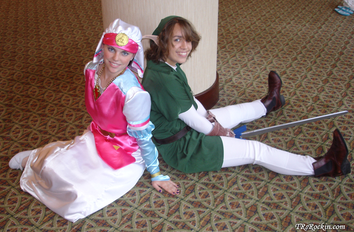 Young Zelda and Link