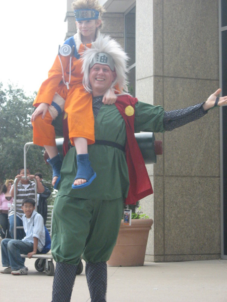 Jiraiya and Naruto