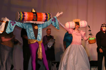 The King and Queen winning an award