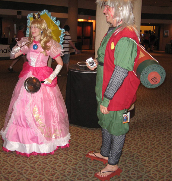 Princess Peach and Jiraiya