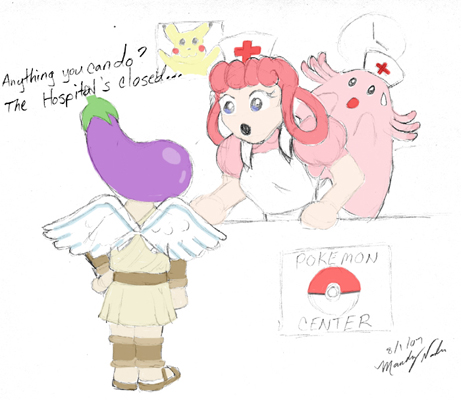 Pit and Nurse Joy