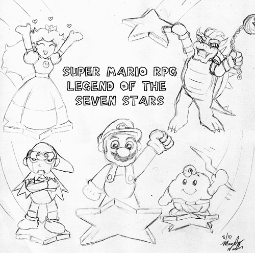 Super Mario RPG sketch