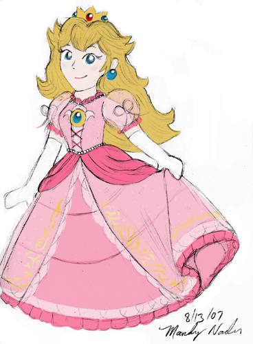 Princess Peach - new gown